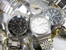 SEIKO CASIO 含む 腕時計 パーツ 部品 ベルト 等 総重量約2.5kg ジャンク まとめてセット 0602226011_画像4