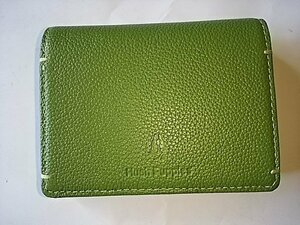 YA619 is shupapi- original leather lady's folding twice purse Forte middle LF green cow leather new goods unused pretty popular commodity card great number cheap sale . buying 