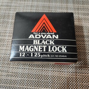 ADVAN(ヨコハマ)マグネット ロックナット M12x1.25 黒