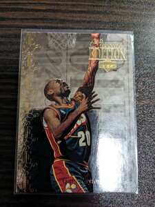 再出品無し●NBA●「GARY PEYTON（ゲイリー・ペイトン）」●インサートカード●ゴールドパラレル