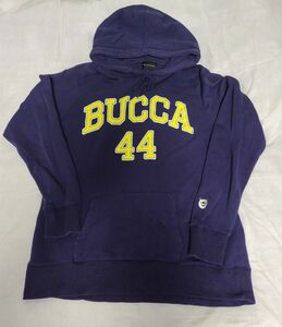 BUCCA44 ブッカ44 スウェット パーカー トレーナー Lサイズ ネイビー カレッジ風