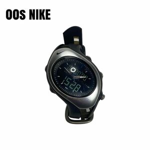 00s NIKE ナイキ triax watch デジアナ 腕時計 ブラック×シルバー y2k テック