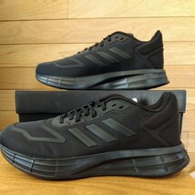 27cm 新品正規品 アディダス デュラモ　10 ワイド　adidas　DURAMO 10 WIDE オールブラック　メンズ　ランニングシューズ　GY3856_画像1