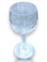 TIFFANY＆Co. Floret ティファニー フローレット Pair Wine Glass ペア ワイングラス 2点セット Crystal Glass クリスタルガラス_画像4