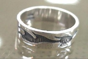 925 silver made to rival flat strike . ring 16 number new goods 4.2g postage Y120