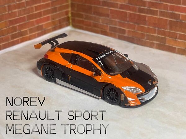 【ミニカー】ノレブ/ルノースポール・メガーヌ　トロフィー_RENAULT SPORT・MEGANE TROPHY【中古】