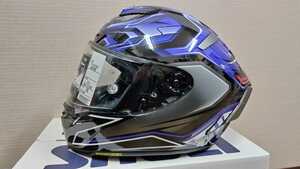 SHOEI X-14 X14 AERODYNE X-FOURTEEN エックス-フォーティーン TC-2 BLUE／SILVER XLサイズ