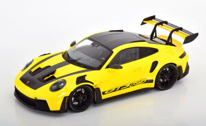 minichmaps 1/18 Porsche 911 (992) GT3 RS 2023 Weissach желтый Porsche Minichamps 