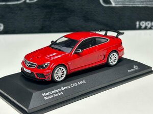 solido 1/43 Mercedes Benz AMG C63 Coupe Black Series 2012 red　メルセデス　ベンツ