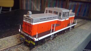  moa DD11 2 next type diesel locomotive . painting 1/80 16.5 millimeter final product 