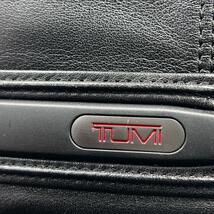 定価11万円未使用級 TUMI トゥミ オールレザー バッグパック リュック　ビジネスバッグ チャーム　大容量　本革　通勤　メンズ　人気_画像9