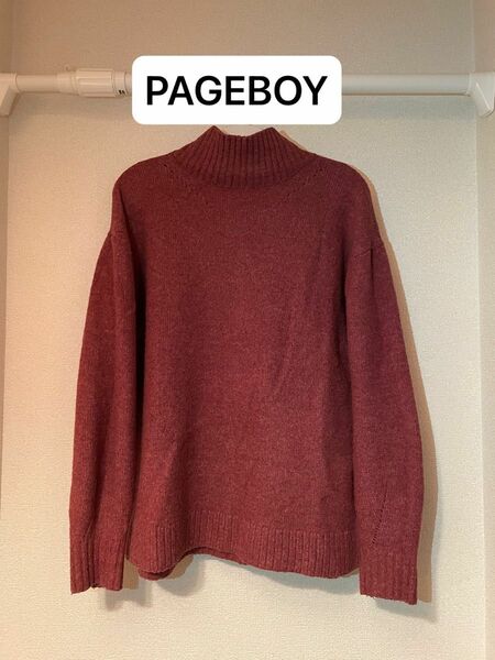 【PAGEBOY】サイドスリットニット 長袖