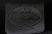 Longchamp ボストンバッグ　がま口 キャンバス_画像8