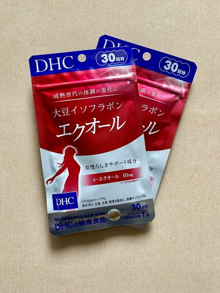 【2袋】DHC エクオール 大豆イソフラボン 30日分