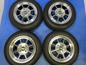 ■美品レアHAYASHIハヤシストリート13_5J+35_6J+32_100/4_155/65R13アルトワークスEKワゴンRミラジーノムーヴラパンエッセタントNONENWAGON