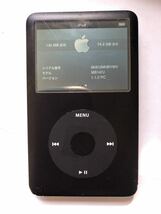 iPod classic 80GB 中古バッテリー交換済 ホールドNG以外動作確認済み　真っ黒モデル_画像3