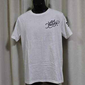 エドハーディー ED HARDY メンズ半袖Tシャツ ホワイト Lサイズ M02RST940 新品 白