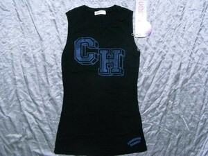  Cameron Hawaii Cameron Hawaii lady's tank top black M size new goods black 