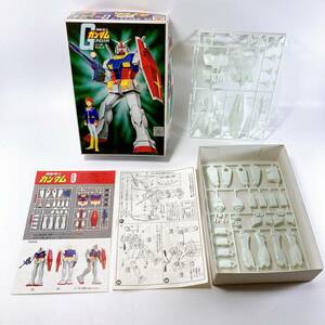 未組立 旧バンダイ 初期 1/144 RX-78-2 ガンダム 旧キット ベストメカコレクション バンザイマーク