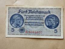 ドイツ 5 ライヒス マルク 1938～45年_画像1
