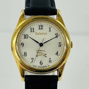 sA252-Z8-214 ◎ CITIZEN シチズン Burberrys バーバリー 2930-293347 クォーツ レディース 腕時計 ゴールド×ホワイト ラウンド 3針 ②