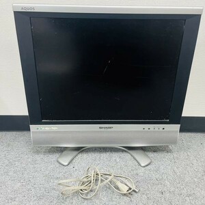 sZ208-Z9-435 SHARP シャープ AQUOS アクオス LC-20S4-S 液晶カラーテレビ 本体 通電確認済み 2005年製 電源コード付き 映像機器 テレビ ②