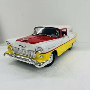 sB223-Z6-510 JOHNNY LIGHTNING ジョニーライトニング Coca Cola コカ・コーラ Chevrolet シボレー ミニカー 本体 約28㎝ イエロー ②