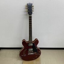 mB019-60393-1 Samick サミックGUARANTEED SA-1 EG1935 セミアコースティックギター セミアコ 弦楽器 ①_画像1