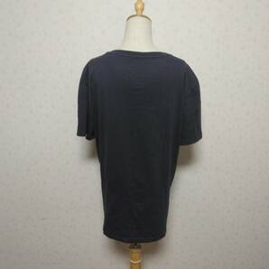 a12 良品 Ralph Lauren ラルフローレン POLO ポロ Tシャツ ブラック系 サイズXL 綿100％ カンボジア製 カジュアル メンズ USED 古着の画像3