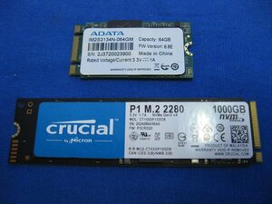 o2018/SSD 2個/ADATA,crucial 64GB～