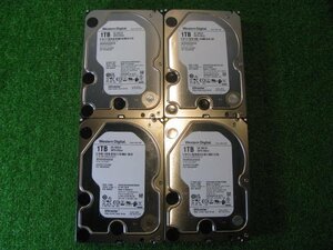 KA3794/3.5インチHDD 4個/WD 1TB