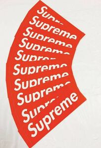 新品　Supreme box logo Sticker シュプリーム ボックス ロゴ ステッカー シール 　10枚