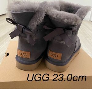 UGG ムートンブーツ　 23㎝グレー　レディース