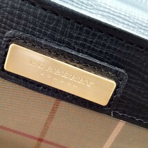 杉本1月No.178 バッグ BURBERRY バーバリー ビジネスバッグ ブリーフケース レザー ブラック系 書類鞄 ブランドバッグ_画像6