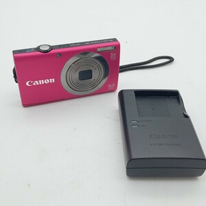 大當2月No.1 カメラ Canon キャノン PowerShot パワーショット A2300 動作未確認 ピンク バッテリー・バッテリーチャージャー付き