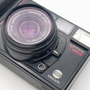 大當2月No.17 カメラ MINOLTA ミノルタ AF-Tele QD 動作未確認 フィルムカメラ コンパクトカメラ 光学機器 ブラック の画像5