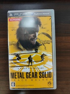 1円スタート METAL GEAR SOLID PEACE WALKER PSPゲームソフト メタルギアソリッド ピースウォーカー