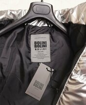 最高級4万※EU製*イタリア・ミラノ発*BOLINI*プレミアムライン※高級セレブdesigner・防寒・中綿ベスト・イタリア44/Sサイズ・銀_画像4