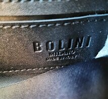 逸品*イタリア製※定価15万◆イタリア・ミラノ発*BOLINI/ボリニ・最上級牛革・クロコダイル*ラウンドファスナー 長財布・黒_画像4