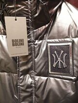 最高級10万※EU製ダウンジャケット★イタリア・ミラノ発*BOLINI*ブラックライン※designer・超防寒・ダウンジャケット ・50/XL・銀_画像3