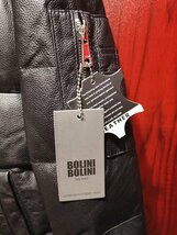 最高峰レザーダウン※定価32万◆イタリア・ミラノ発*BOLINI*ダブルジッパー*極地防寒*肉厚・本革ダウンジャケット*イタリア46/Mサイズ_画像8