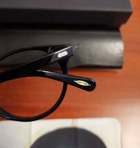 高級*イタリア製★「OLIVER PEOPLES/オリバーピープルズ」伝説の大人気作・OV5186・ボストン・メガネフレーム・黒_画像8