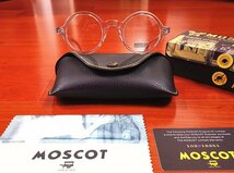 名作モデル☆新品☆ MOSCOT ZOLMAN ゾルマン 丸い眼鏡 メガネフレーム クリア・ セレブ愛用モデル_画像2