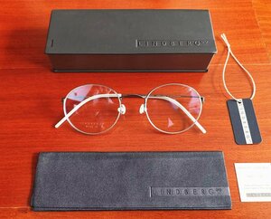 最高峰メガネ※定価7万※デンマーク製*LINDBERG・リンドバーグ MORTEN AIR TITANIUM※医療用チタン使用・セレブ愛用・メガネフレーム