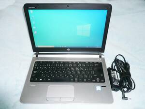 ★HP ProBook 430 G3 Core i5 6200U 2.3GHz/16GB/256GB(SSD)/500GB(HDD)/HDMI/WEBカメラ/Win10 