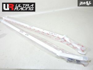 未使用 ULTRA RACING ウルトラレーシング サイド ロワ ロア バー ブレース ブレース 補強バー 強化バー AE86 レビン トレノ SD6-258