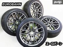 希少!! ●EUROBAHN ユーロバーン 17インチ 8J ＋34 5H 5穴 PCD120 ホイール 4本セット タイヤ付き 即納 E46 E91 F30 F31 E36 BMW車_画像1