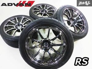 ● Advan Racing Advan Racing Rs 18 дюймов 9J 10J +35 5H PCD114.3 SET с 4 колесами Sylvia Skyline Ran Evo