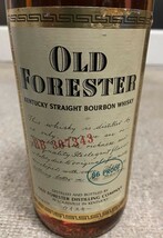KB1216【未開栓】OLD FORESTER オールド フォレスター バーボン ウイスキー 特級 750ml 43％ 古酒_画像2
