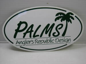 パームス　アングラーズリパブリックデザイン　オーバル　ステッカー　PALMS Angler’s Republic Design
